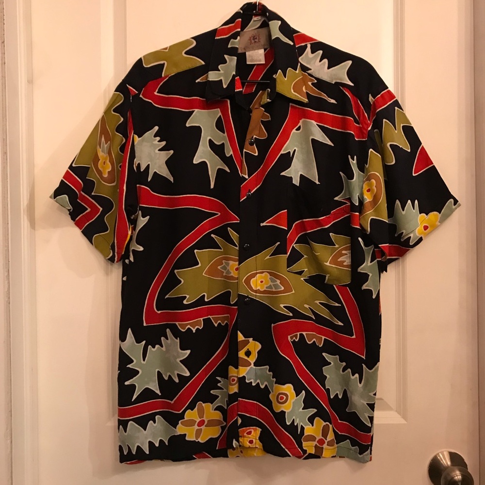 Bold Abstract Print Hawaiian
